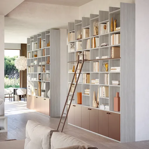 Libreria a muro LV732 di Giessegi