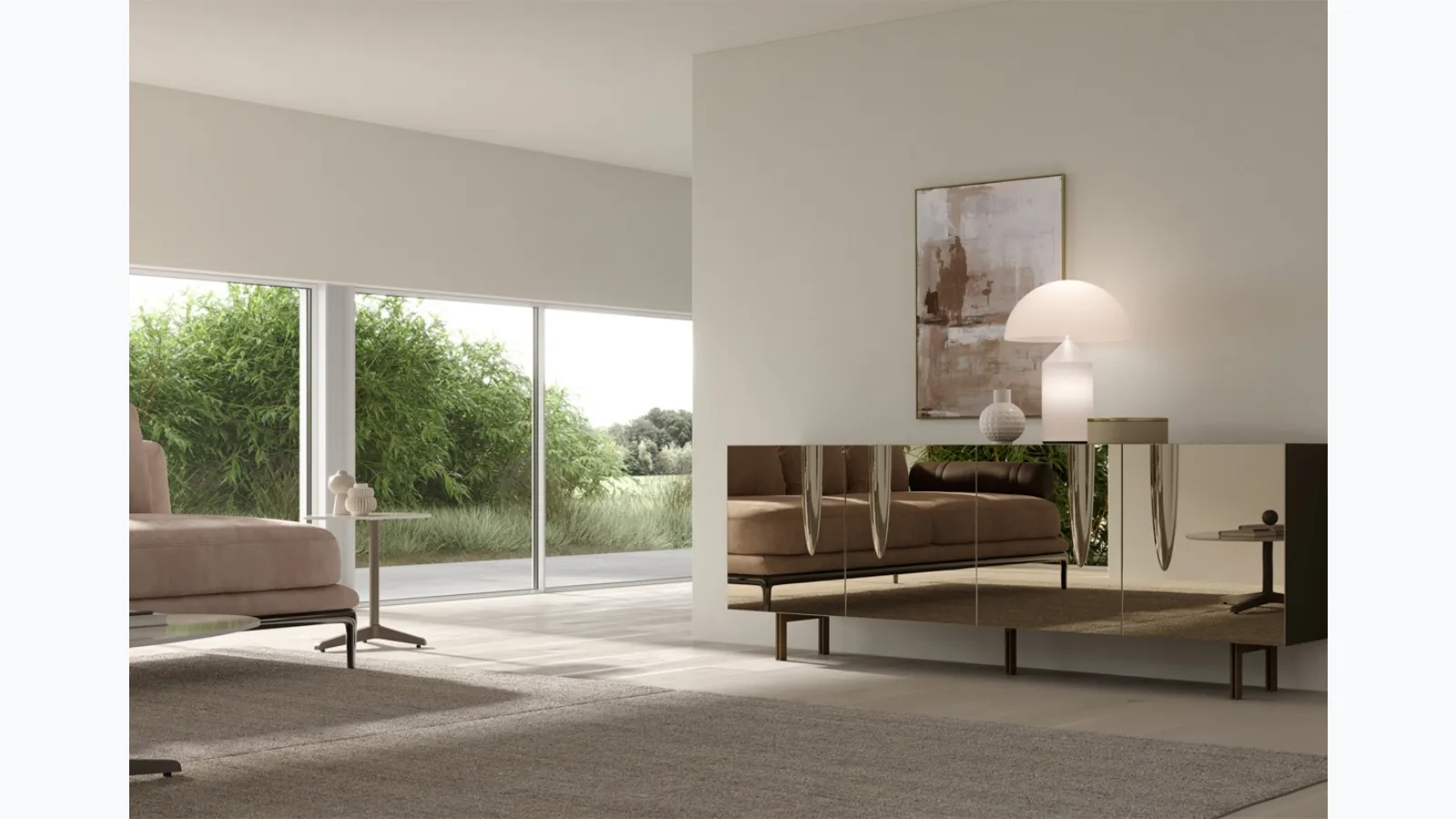Madia Aura 220 in vetro a specchio di Target Point