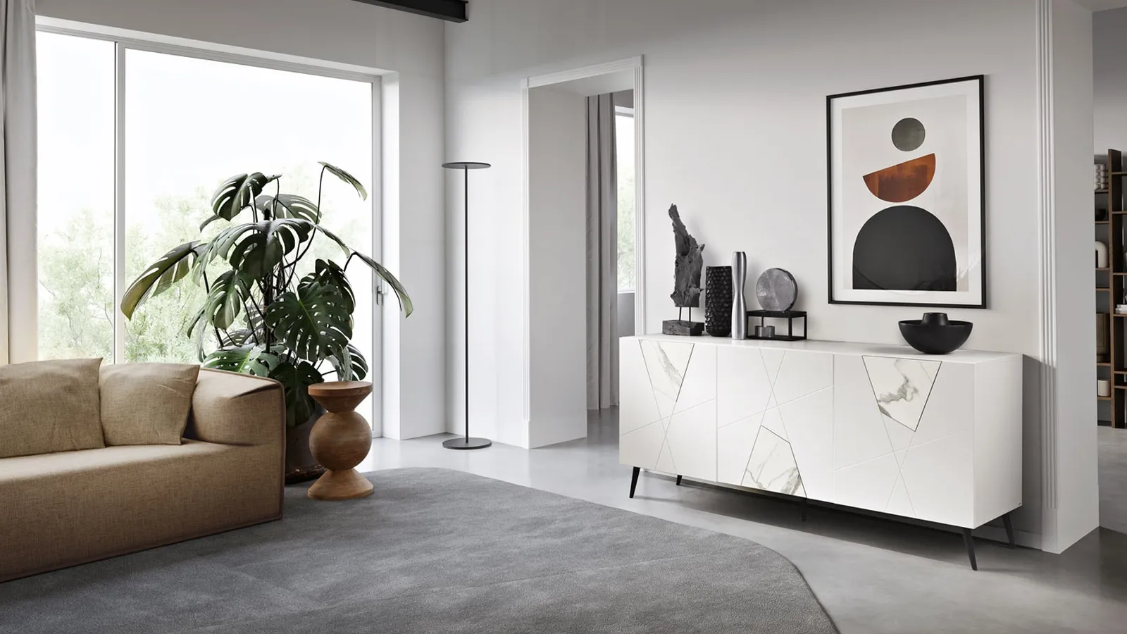 Madia Adel in MDF pantografato di Capodarte