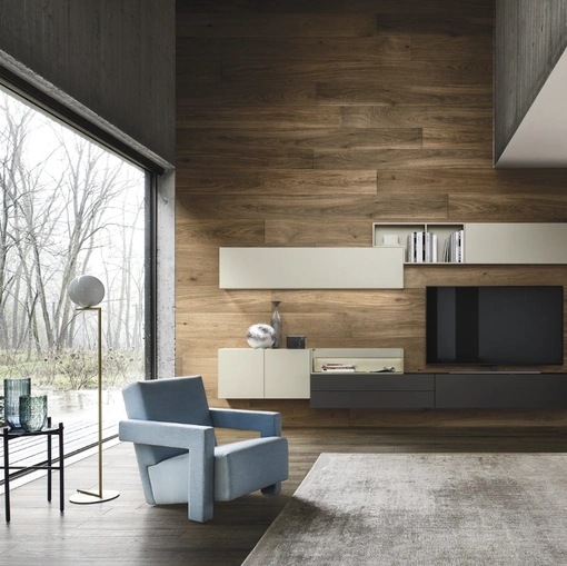 Parete Attrezzata Lampo 019 di Sangiacomo