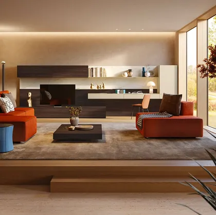 Parete Attrezzata Living LV714 di Giessegi