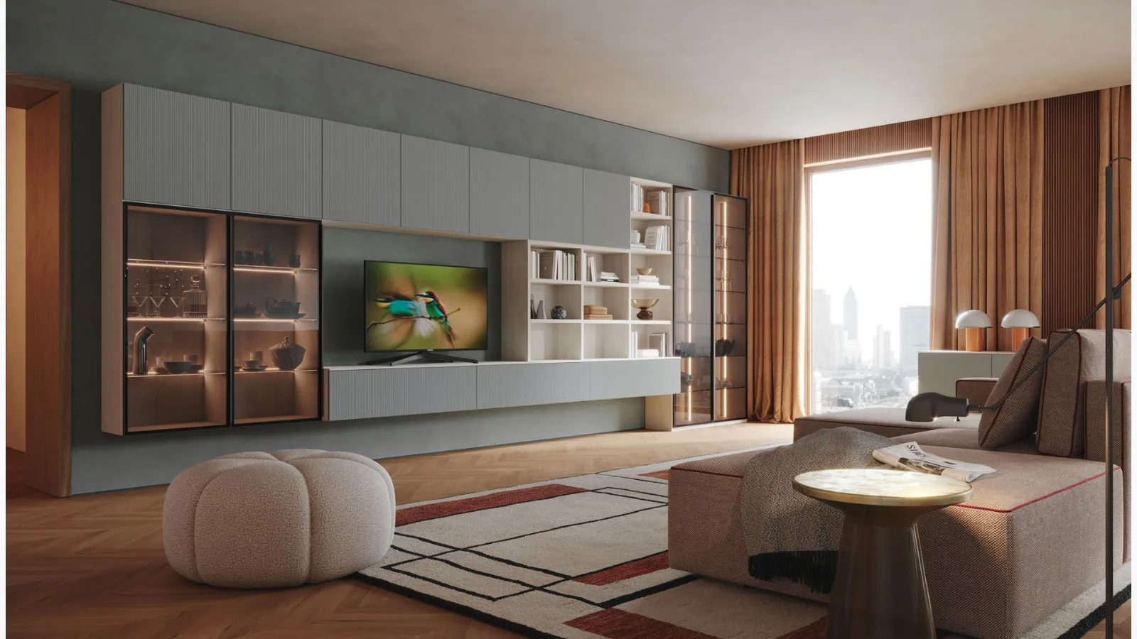 Parete Attrezzata Living LV721 di Giessegi
