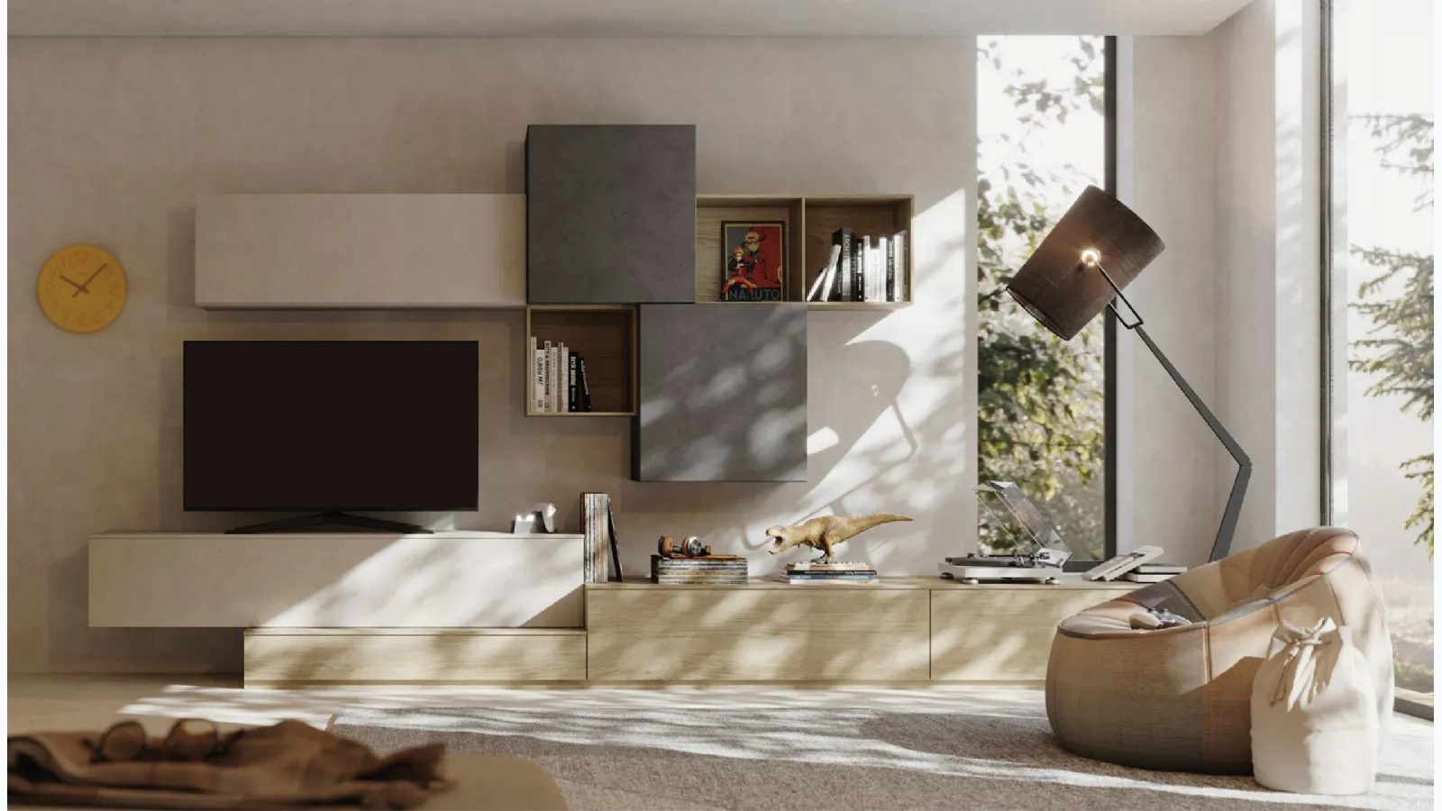Parete Attrezzata Living LV729 di Giessegi