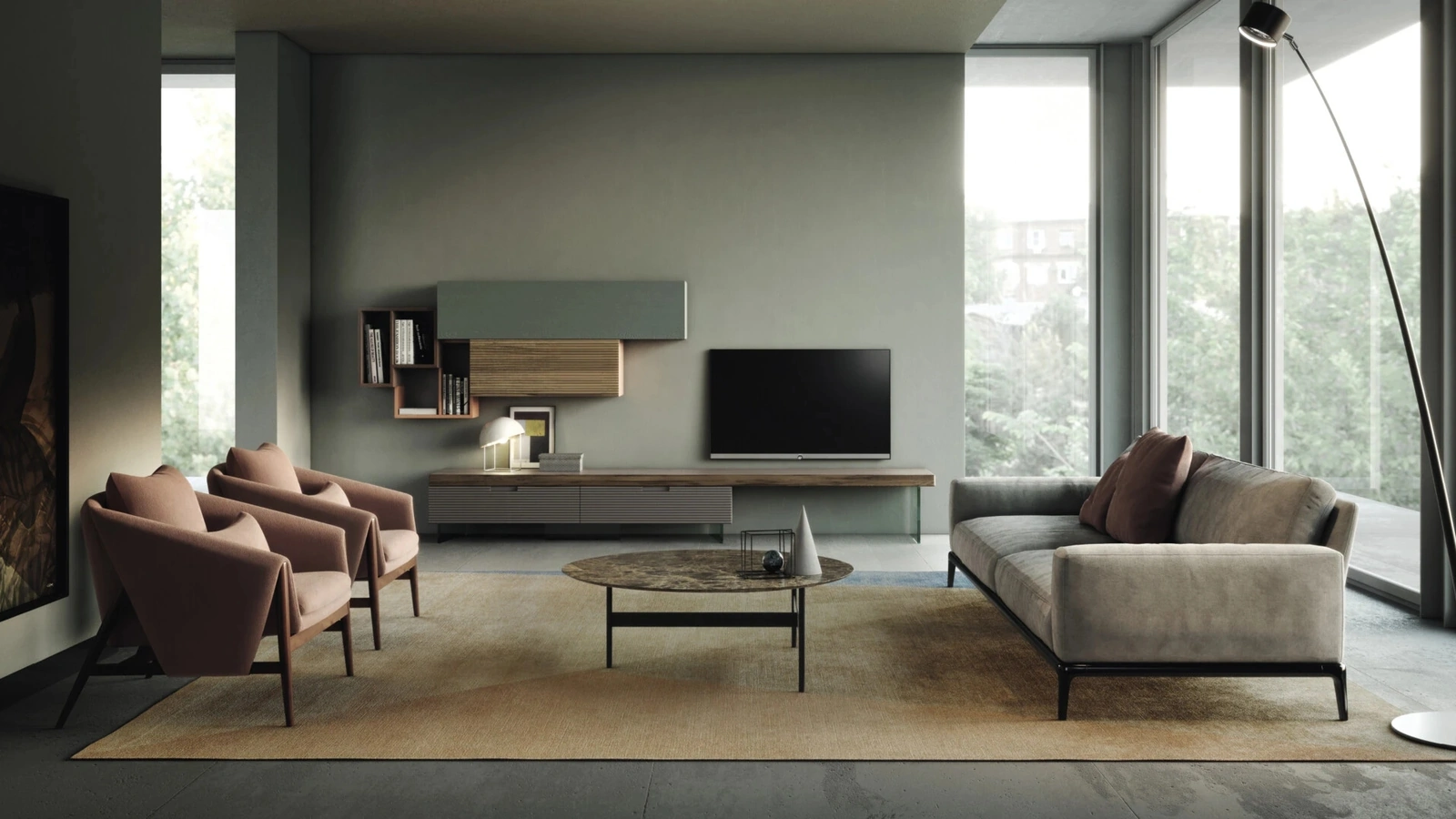 Parete Attrezzata Zero 16 03 di Devina Nais