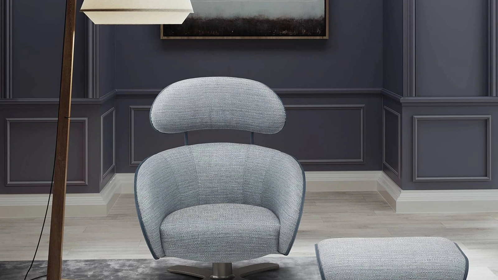 Poltroncina di design in tessuto Coconut di Egoitaliano