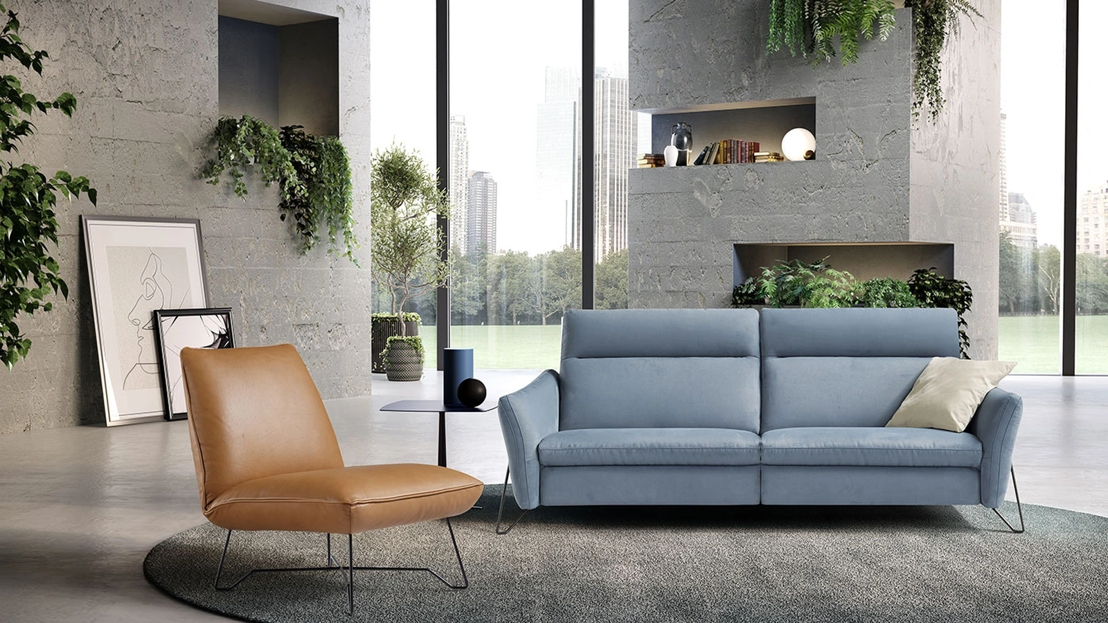 Poltroncina in pelle Lia di Egoitaliano