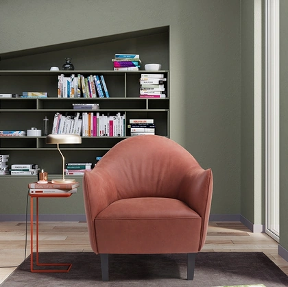 Poltroncina Musetta in tessuto di Egoitaliano