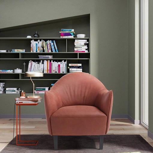 Poltroncina Musetta in tessuto di Egoitaliano