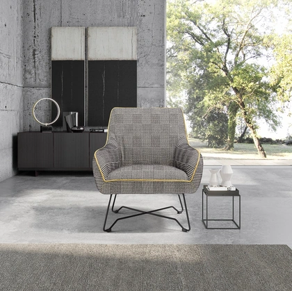 Poltroncina in tessuto Namy di Egoitaliano