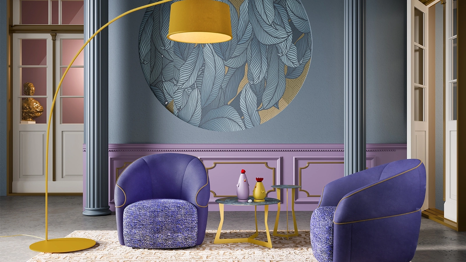 Poltroncina Suni in tessuto di Egoitaliano