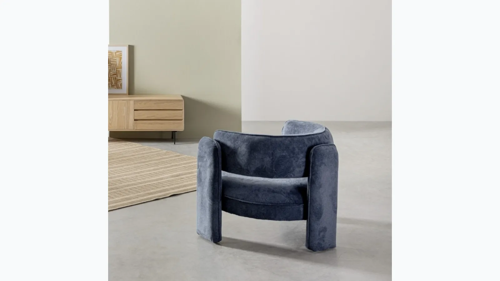 Poltroncina in tessuto Aisha di Bizzotto