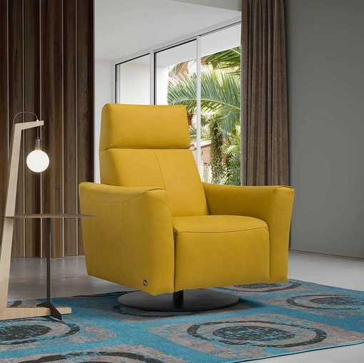 Poltrona relax in microfibra Blues di Egoitaliano