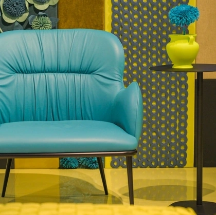 Poltrona in pelle Rory di Egoitaliano