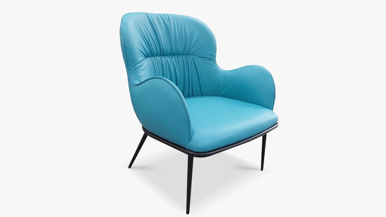 Poltrona in pelle Rory di Egoitaliano