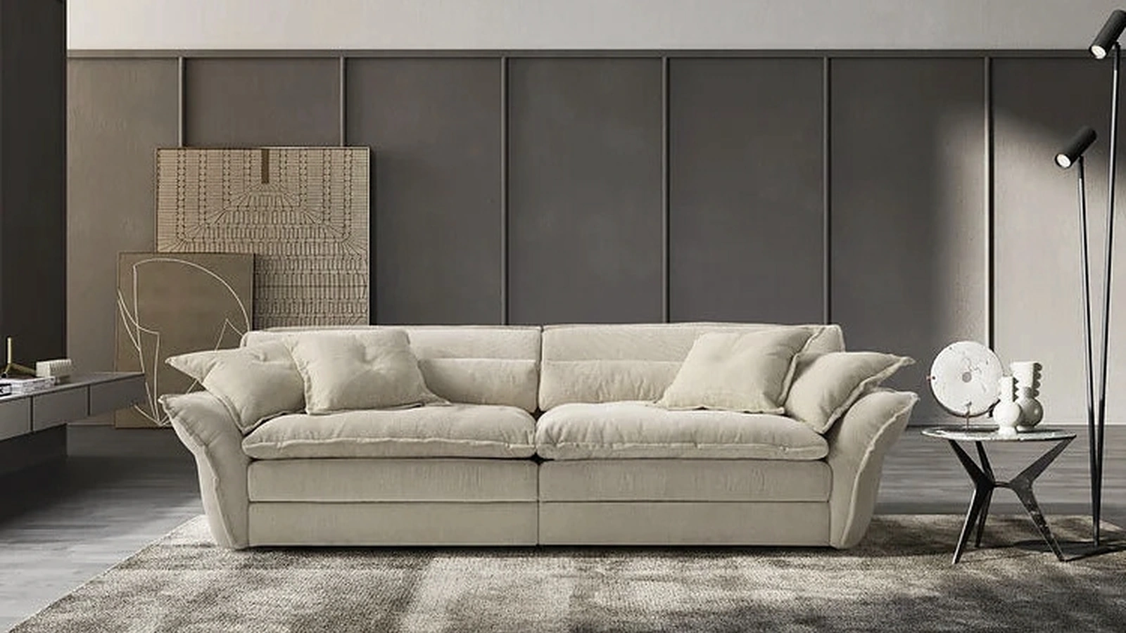 Divano lineare Astoria di Egoitaliano