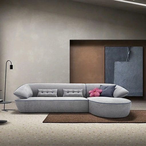 Divano con penisola Momo di Egoitaliano