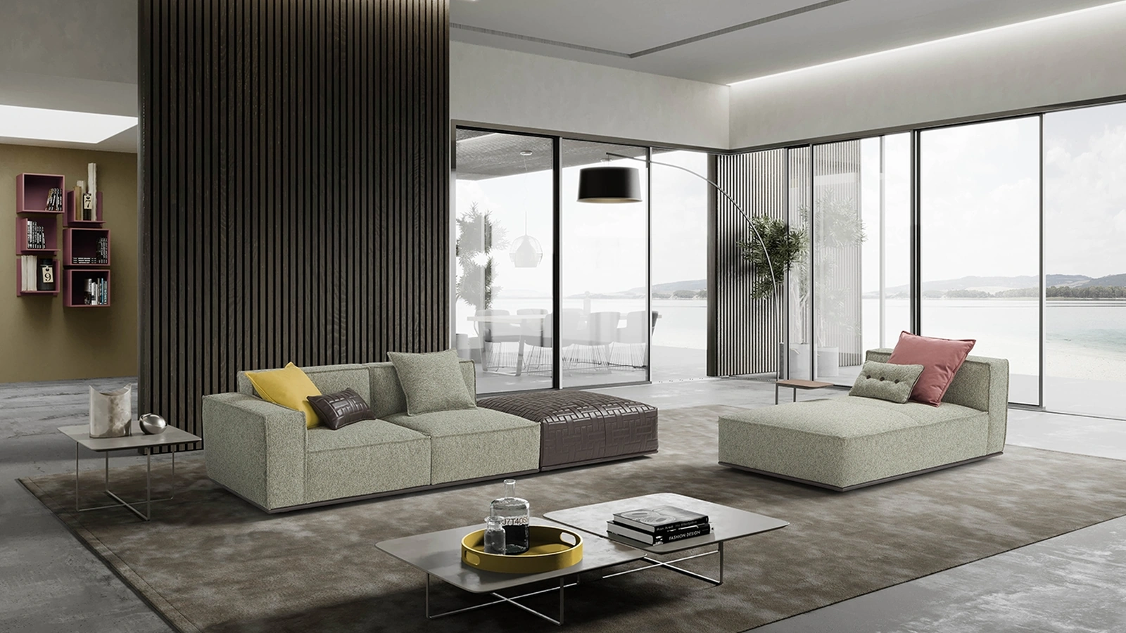 Divano con penisola Plaza di Egoitaliano