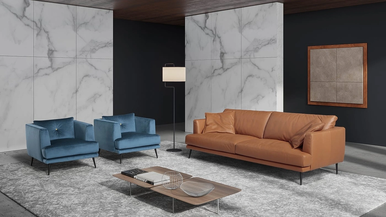 Divano lineare Sophia di Egoitaliano