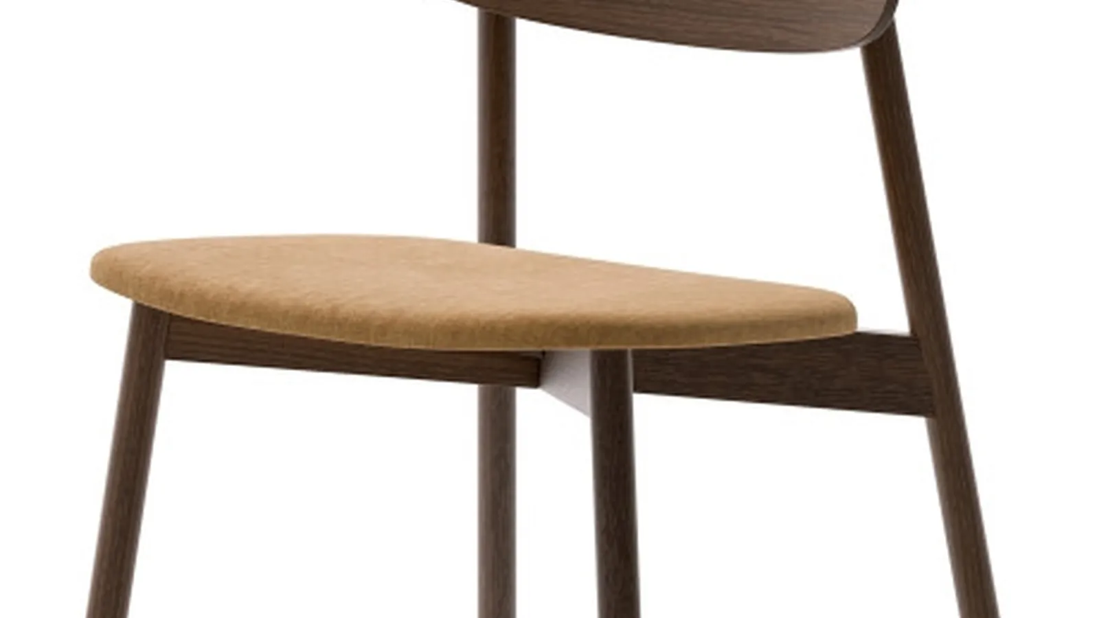 Sedia Alessia in frassino con seduta imbottita di Veneta Cucine