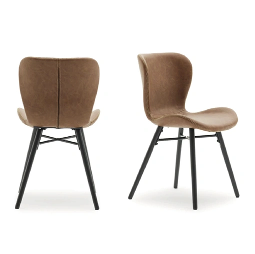 Sedia Gloves in ecopelle di Devina Nais