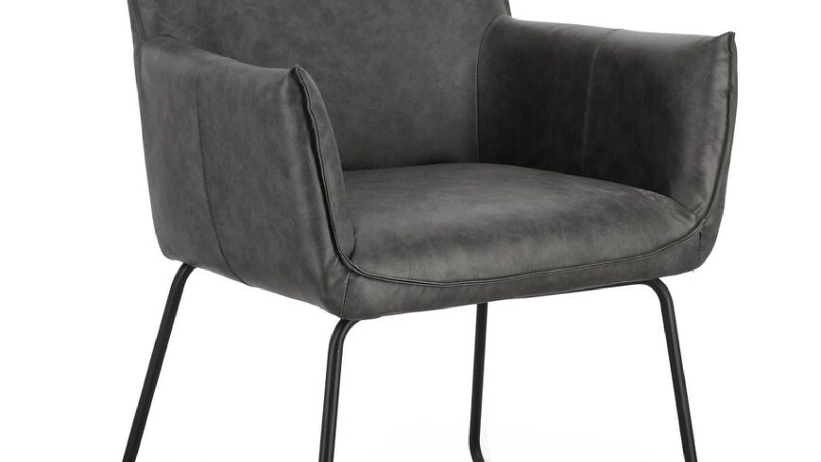 Sedia Evelyn in pelle di Bizzotto