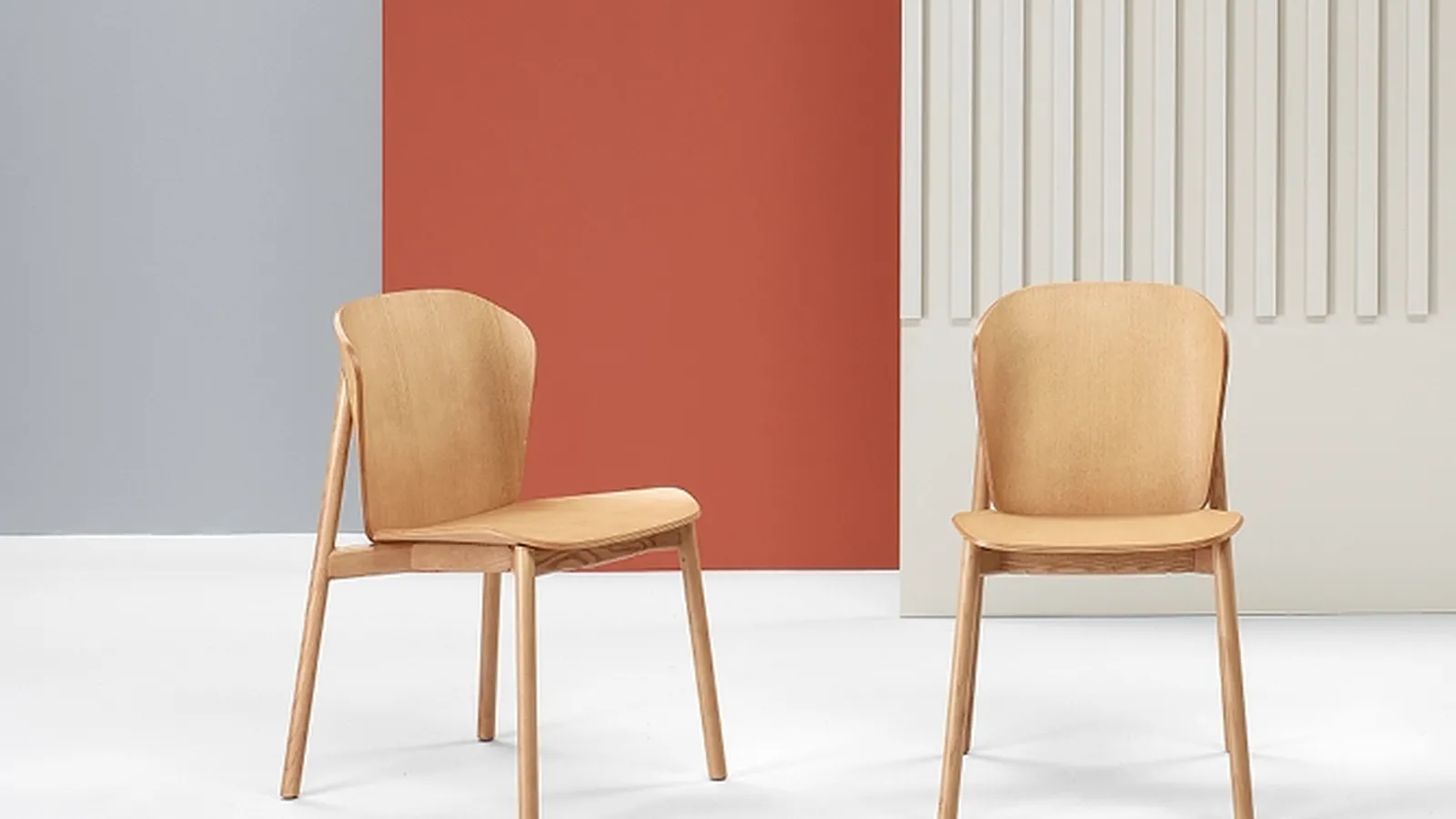 Sedia in legno Finn All Wood senza braccioli di Scab Design