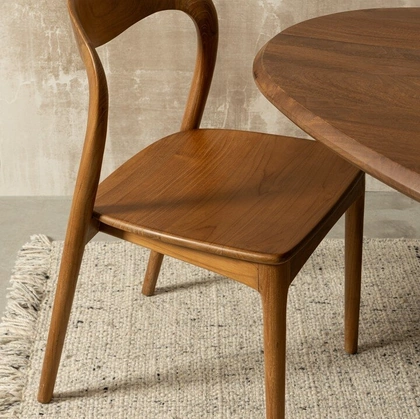 Sedia in teak Miley naturale di Bizzotto