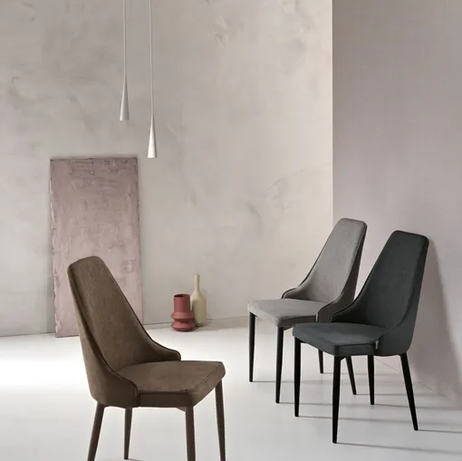 Sedia Nelli in tessuto di Capodarte