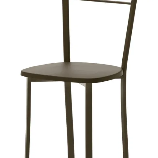 Sedia Olivia in metallo con seduta in legno di Veneta Cucine