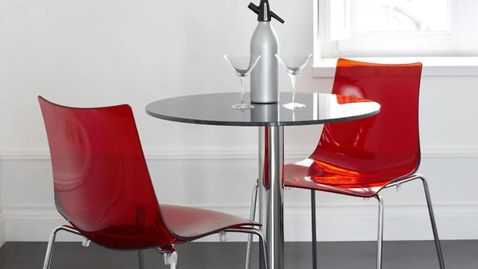 Sedia Zebra Antishock in policarbonato e acciaio di Scab Design