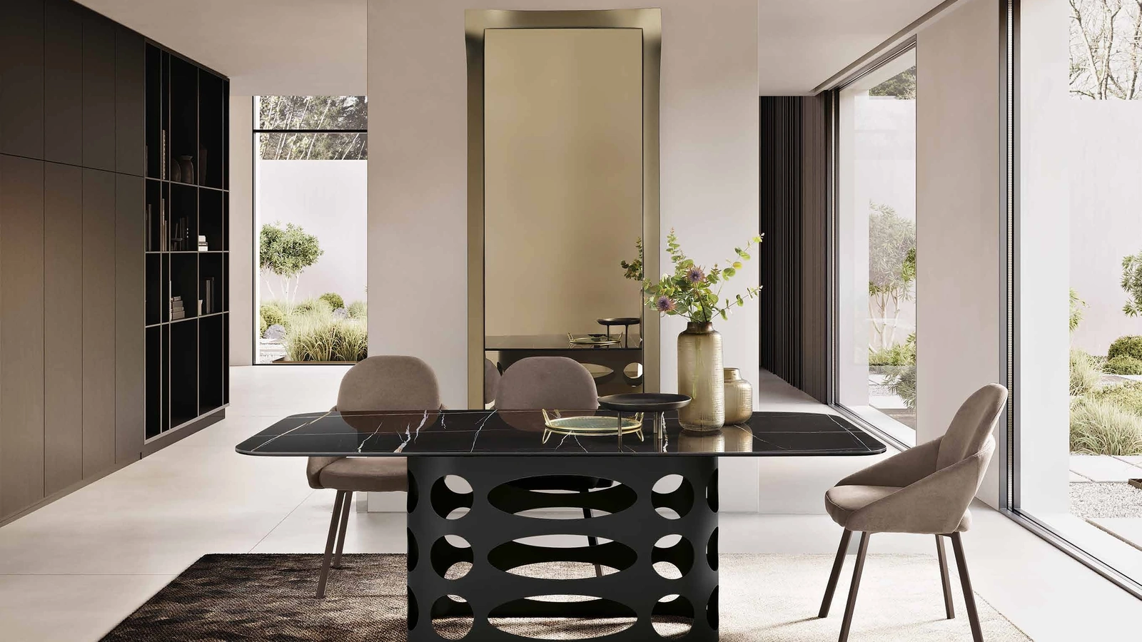 Tavolo Maru in ceramica di Capodarte