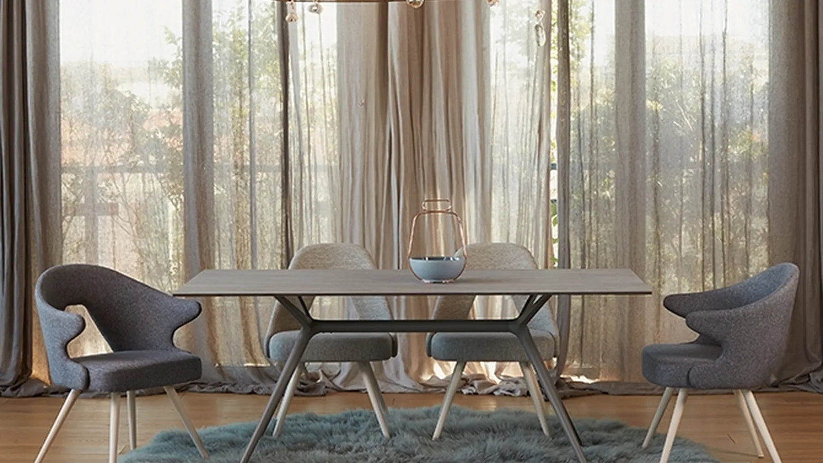 Tavolo Metropolis L di Scab Design