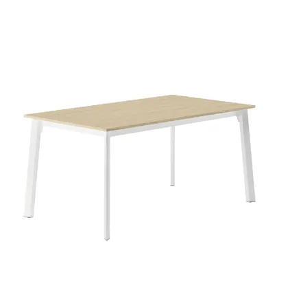 Tavolo da cucina Poseidone con paino in laminato e struttura in metallo di Veneta Cucine