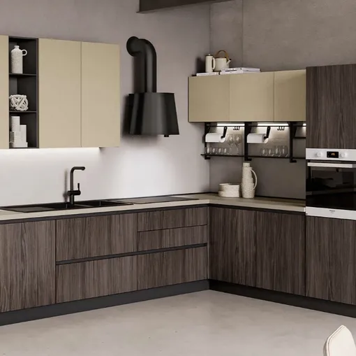 Cucina Moderna Sandy-03-Noce-e-Sabbia Net Cucine