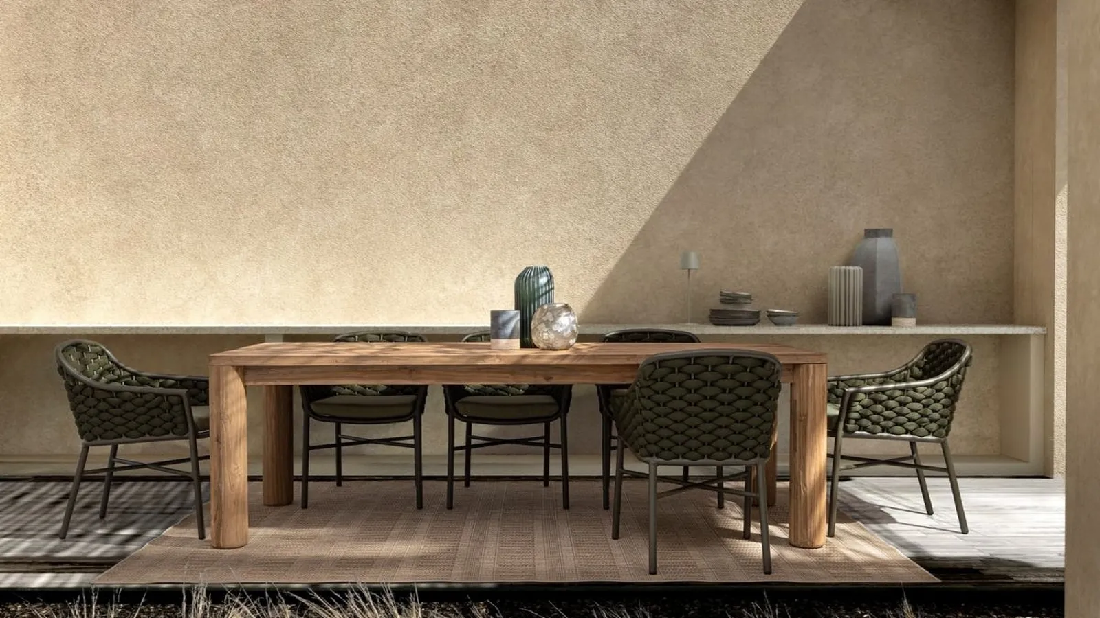 Sedia Everly in tessuto e alluminio di Bizzotto