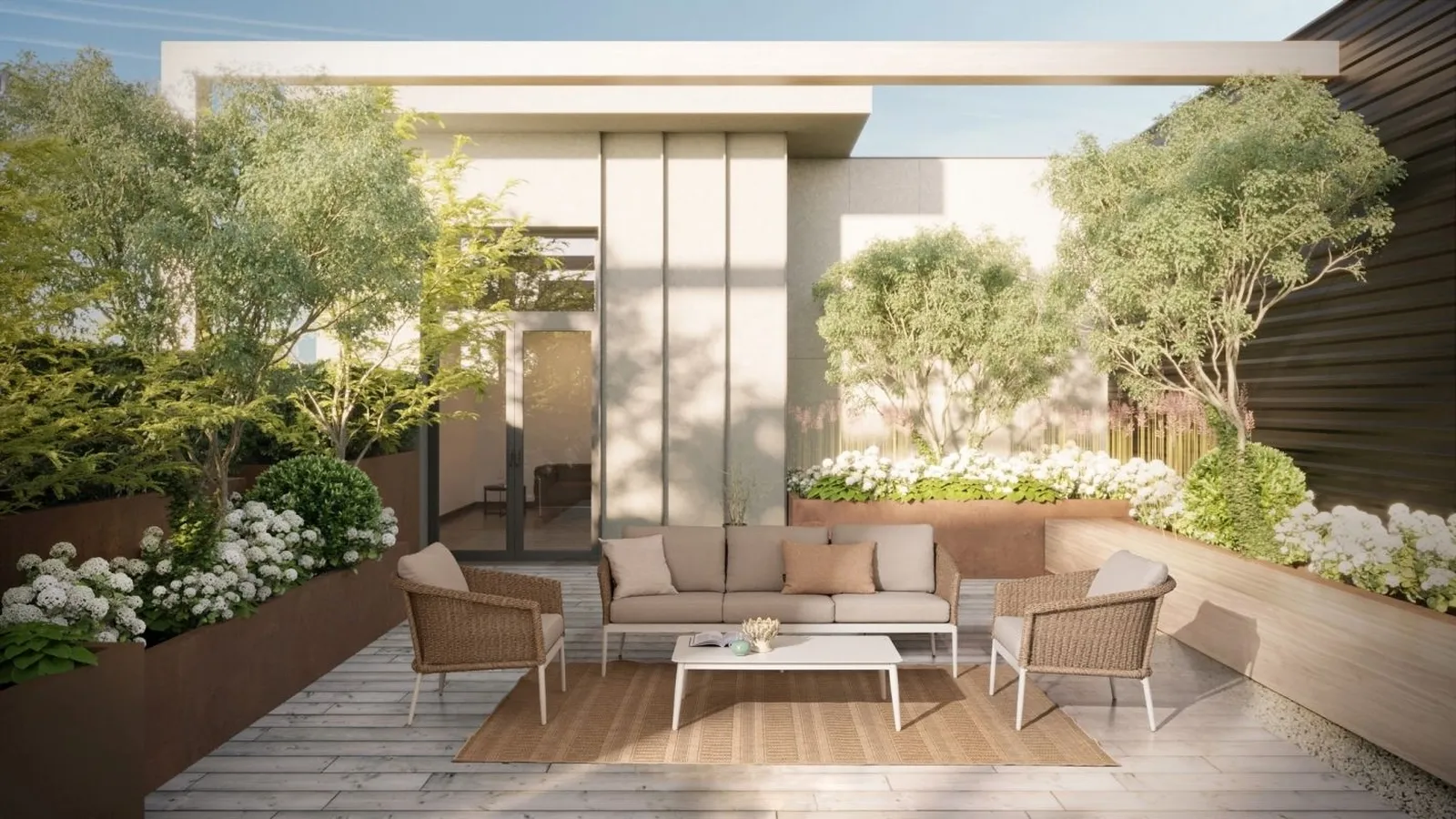 Arredo da esterno Oceana in alluminio e fibra sintetica di Bizzotto