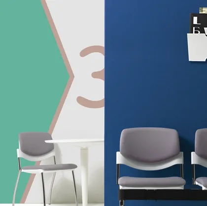 Sedia ospiti e attesa Sunny New in polipropilene con imbottitura di Diemmeoffice