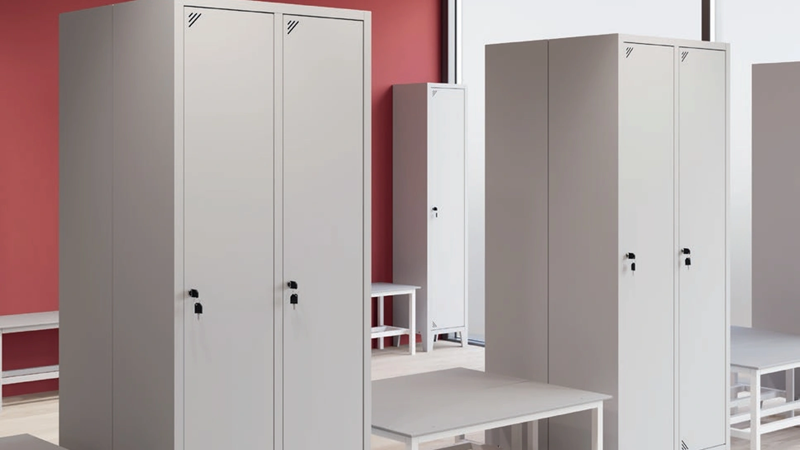 Armadio per ufficio Lockers 01 di Steelbox