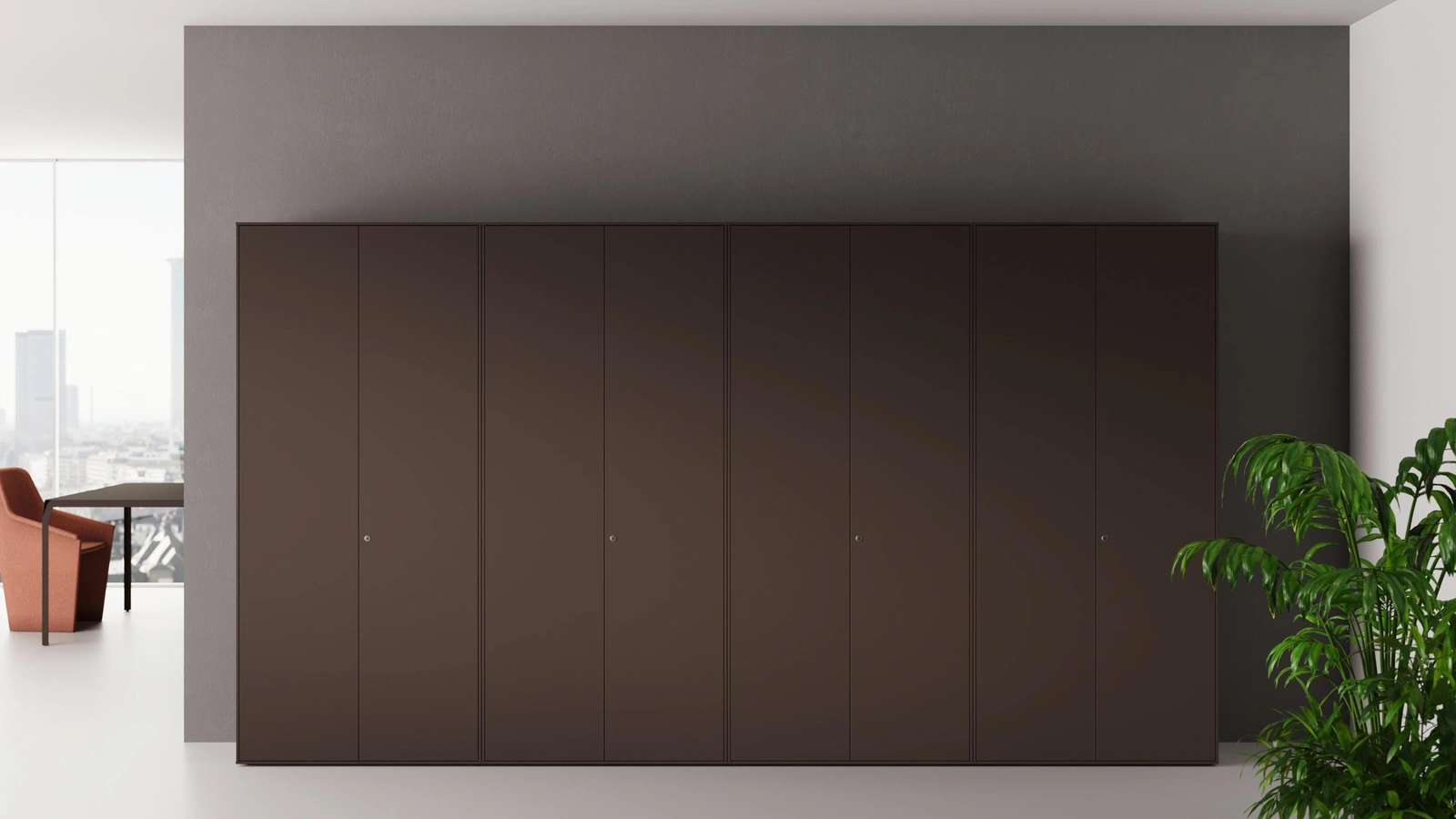 Mobile Ufficio Storage Mix Alto battente di Steelbox