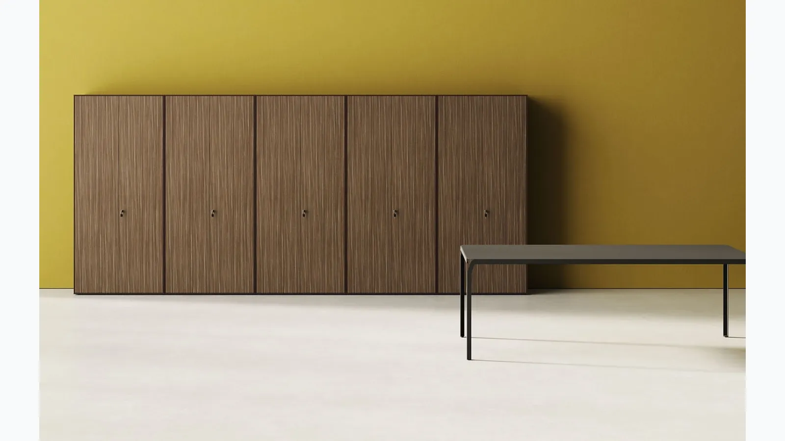 Mobile Ufficio Storage Mix alto in melaminico di Steelbox