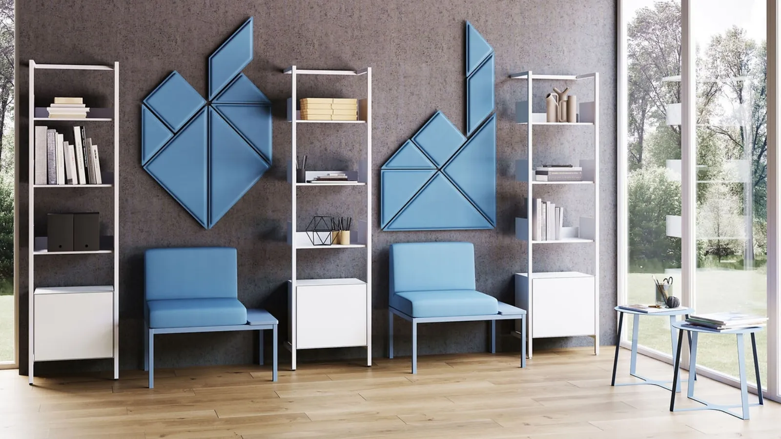Seduta Ospiti e Attesa Suite Sofa di Steelbox