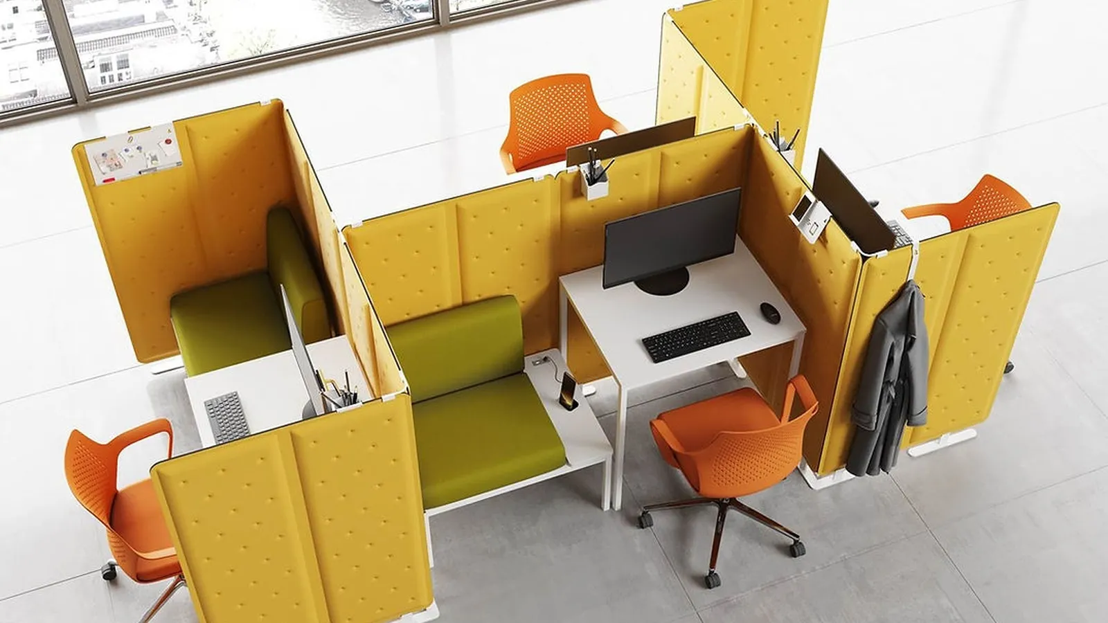 Scrivania Operativa Suite di Steelbox