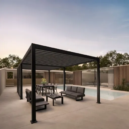 Pergola Ocean Antracite a isola di Bizzotto